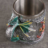 Red and Green Dragon Mug