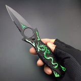 Green Dragon Survival Pocket Knife