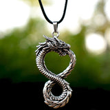 Infinity Dragon Necklace