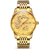 Japanese Dragon Watch (Gold)