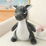 Kawaii Dragon Plushie (Grey)