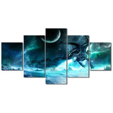 Moon and Dragon Canvas