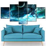Moon and Dragon Canvas