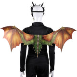 Fire-Breathing Orange Dragon Costume