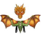 Fire-Breathing Orange Dragon Costume