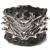 Punk & Rock Dragon Bracelet (Leather)