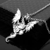 Red Dragon Heart Necklace