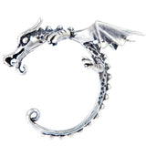 Silver Dragon Earrings