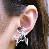 Silver Dragon Earrings
