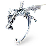 Silver Dragon Earrings