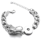 Snap Button Dragon Bracelet