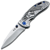 Stainless Steel Dragon Pocket Knife
