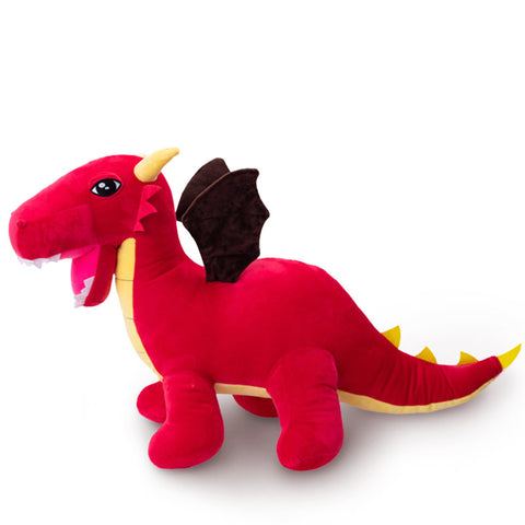 Super Soft Stuffed Dragon (Red)