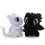 Mini Toothless And Light Fury Plush Dragons