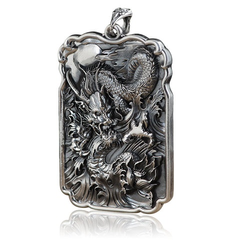 925 Silver Dragon Pendant
