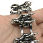 Dragon Chain Link Bracelet for Men (Stainless Steel)