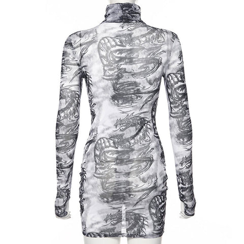 Anarchist Dragon Mini Dress | Dragon Vibe Anarchist Dragon Mini Dress | Dragon Vibe