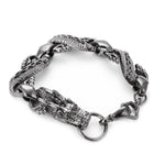 Antique Chinese Dragon Bracelet (Stainless Steel)