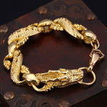Antique Chinese Dragon Bracelet (Stainless Steel)