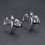 Baby Dragon Stud Earrings (Stainless Steel)