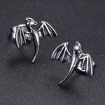 Baby Dragon Stud Earrings (Stainless Steel)
