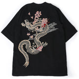 Black Dragon Kimono Robe