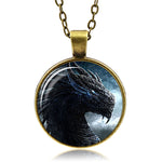 Black Dragon Necklace (Bronze finsih)