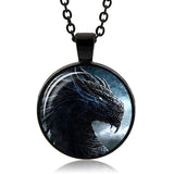 Black Dragon Necklace (Black finish)