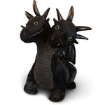 Black Stuffed Dragon With Two Heads