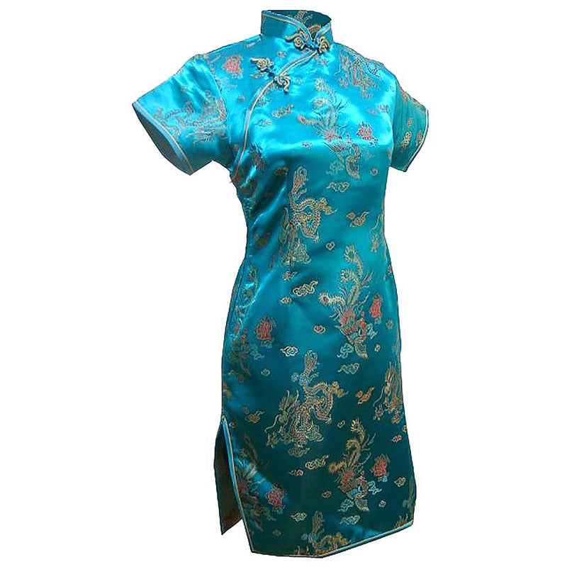 blue dragon print dress Womens Dizzie Lizzie Dragon Chatham Dress in Navy S