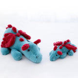 Blue Dragon Plush With Red Wings