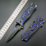 Blue Dragon Pocket Knife
