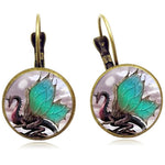 Butterfly Dragon Earrings (bronze)