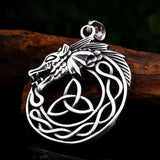 Celtic Dragon Necklace (Stainless Steel)