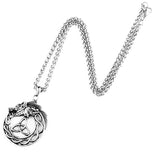 Celtic Dragon Necklace (Stainless Steel)