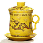 Chinese Dragon Tea Mug (yellow)