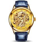 Chinese Dragon Watch (Gold and Blue)