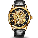 Chinese Dragon Watch (Gold and Black)