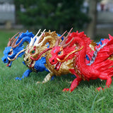 Chinese Red Dragon Figurine