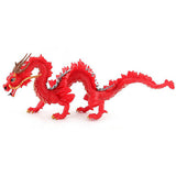 Chinese Red Dragon Figurine