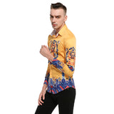 Chinese Style Button<br>Shirt with Dragon