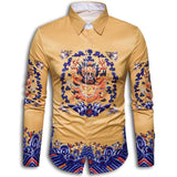 Chinese Style Button Shirt with Dragon