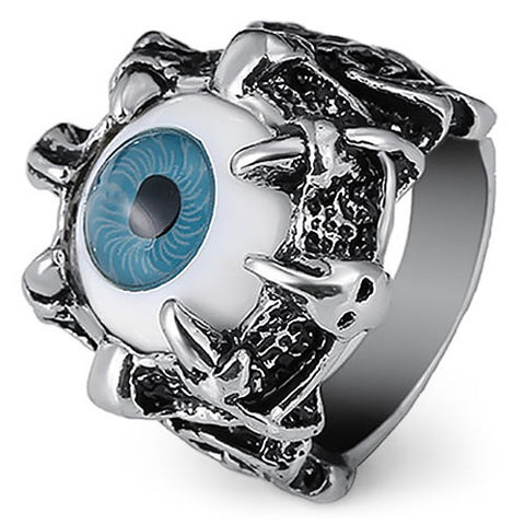 Very Cool Dragon Eye Ring (blue)