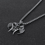 Double Dragon Pendant (Stainless Steel)