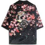Dragon and Flowers Kimono