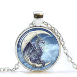 Dragon And Moon Necklace