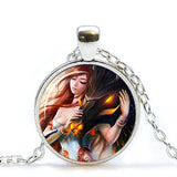 Dragon And Woman Necklace