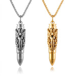Dragon Bullet Necklace (Stainless Steel)