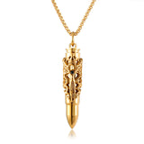 Dragon Bullet Necklace (golden)