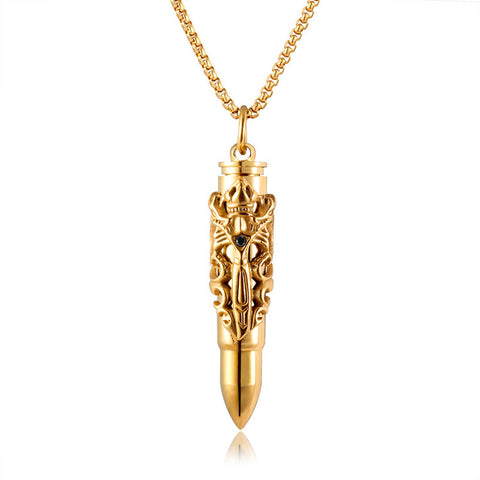 Dragon Bullet Necklace (golden)